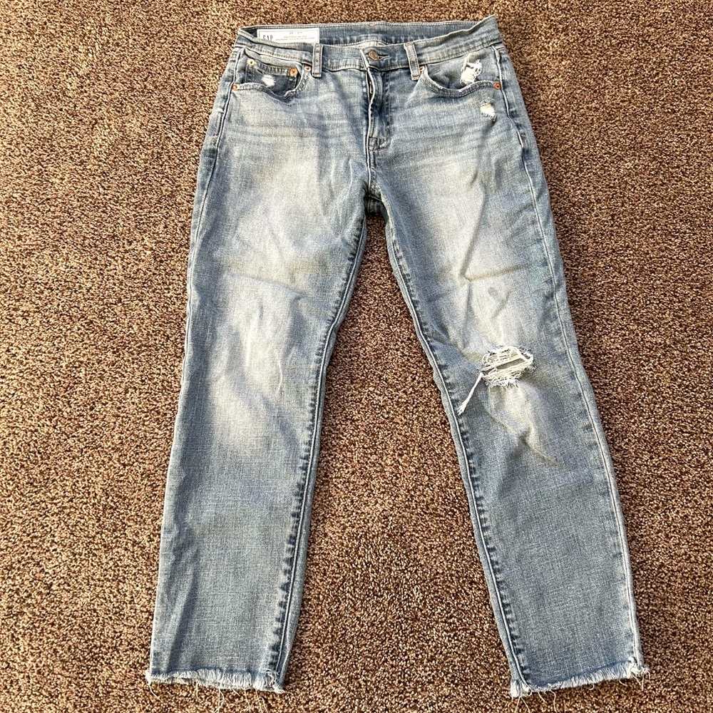 Gap Girlfriend Mid-Rise Jeans